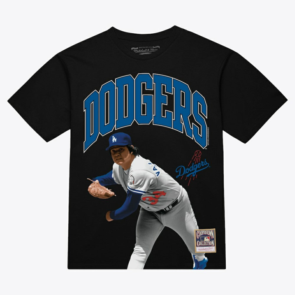Fernando Valenzuela Los Angeles Dodgers Mitchell & Ness Photo Arch Player Graphic T-Shirt Near Me