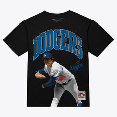 Fernando Valenzuela Los Angeles Dodgers Mitchell & Ness Photo Arch Player Graphic T-Shirt Near Me