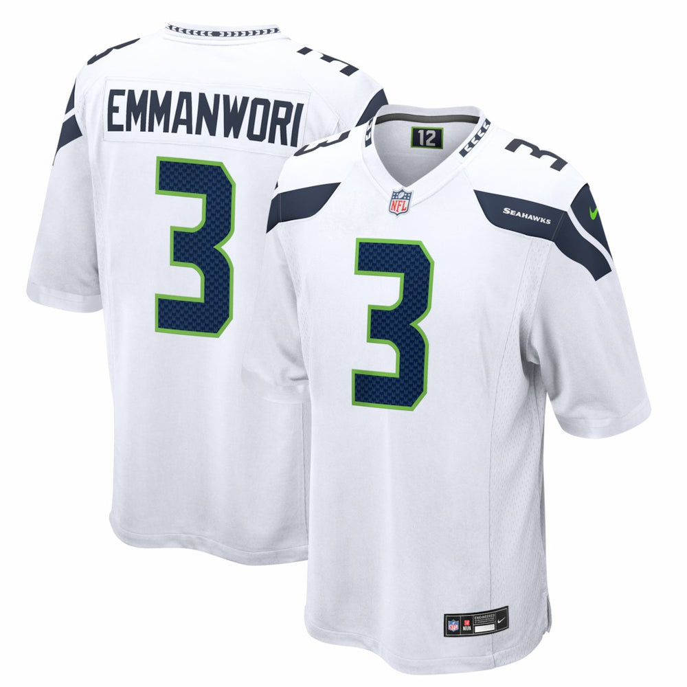 Nick Emmanwori Seattle Seahawks Game Jersey - White - Nike
