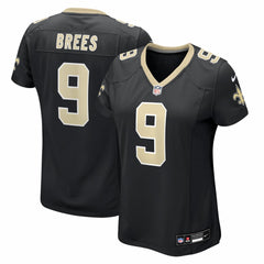 Drew Brees New Orleans Saints Women's Team Game Jersey - Black - Nike