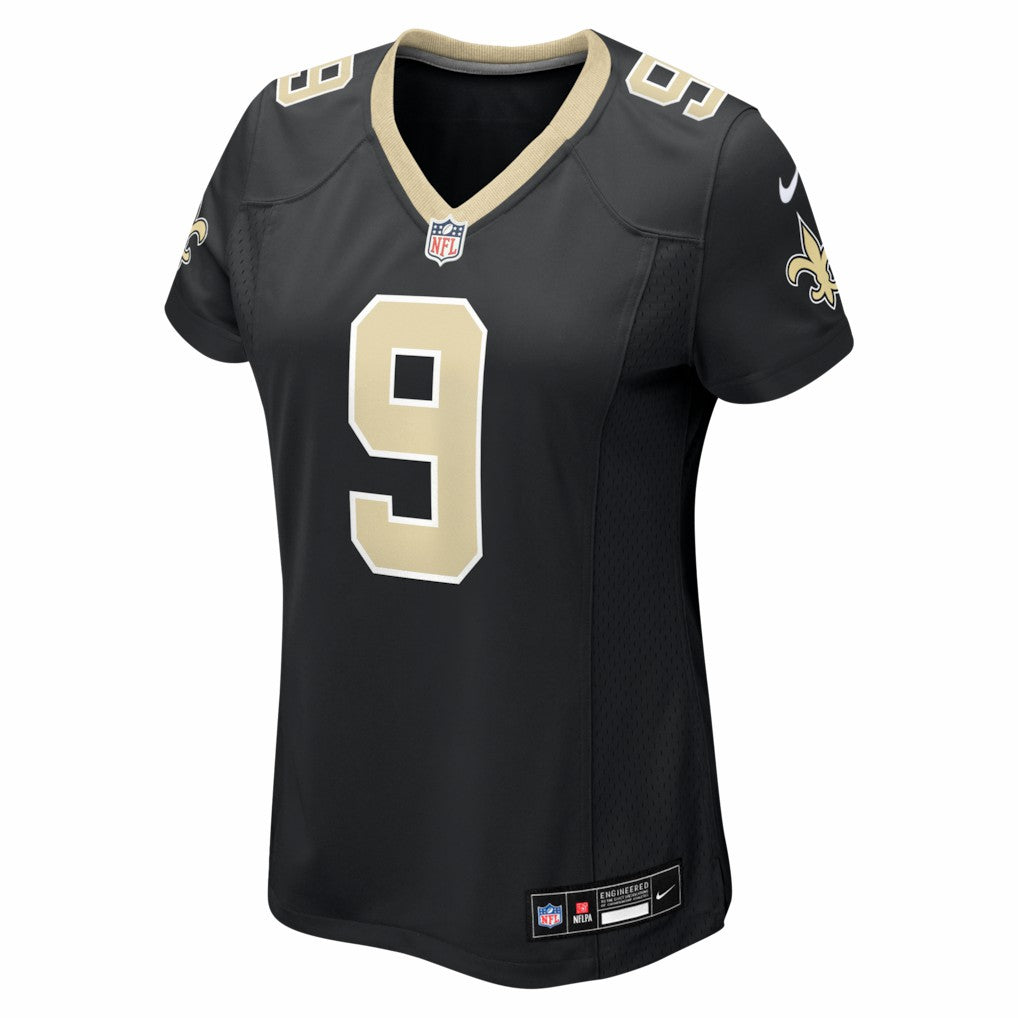 Drew Brees New Orleans Saints Women's Team Game Jersey - Black - Nike