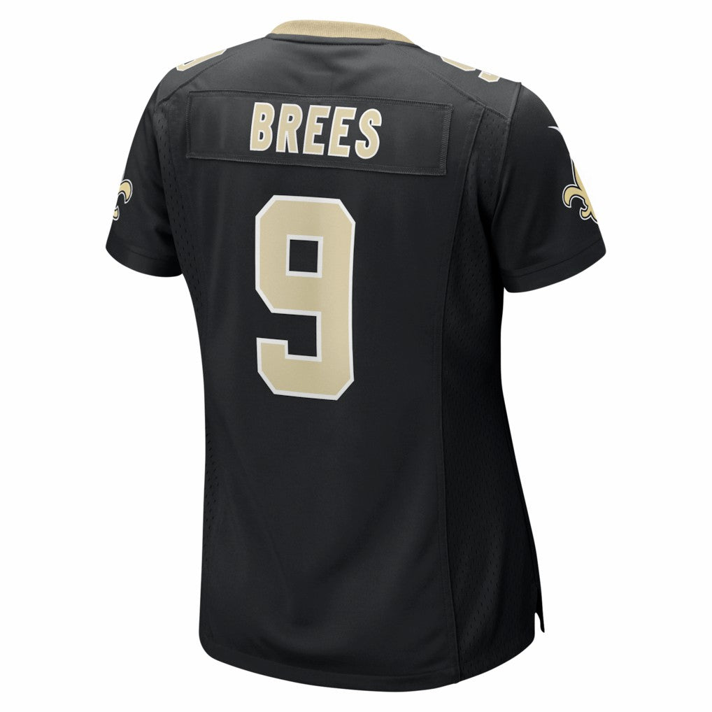 Drew Brees New Orleans Saints Women's Team Game Jersey - Black - Nike