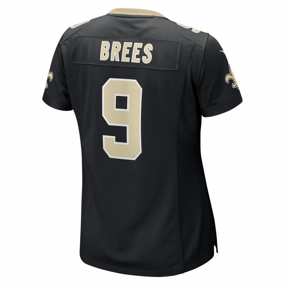 Drew Brees New Orleans Saints Women's Team Game Jersey - Black - Nike