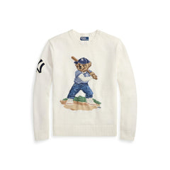 Yankees Polo Ralph Lauren Bear Sweater Discount