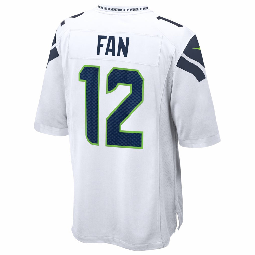 12s Seattle Seahawks Game Jersey - White - Nike