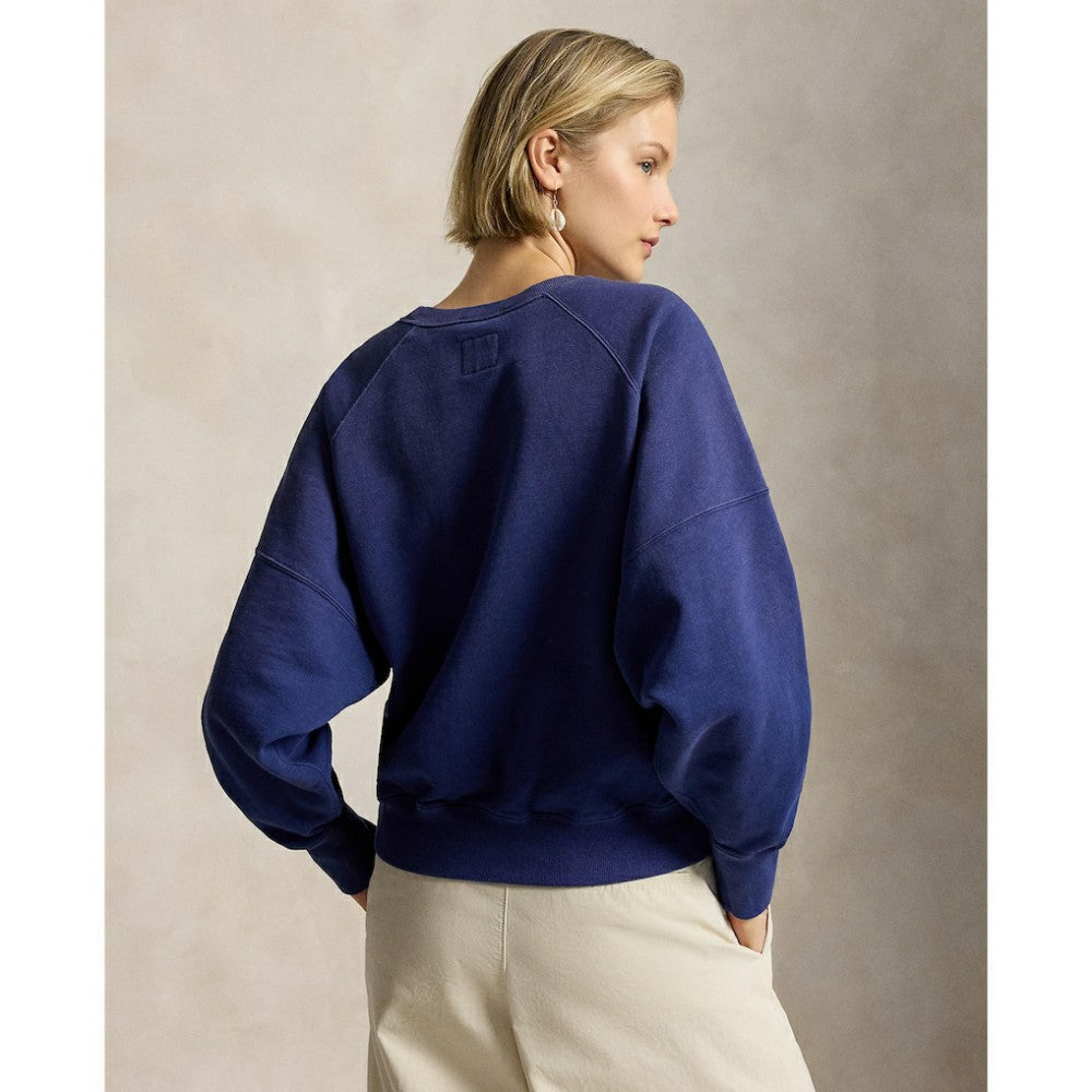 Yankees Polo Ralph Lauren Women's Vintage Knit Sweatshirt Outlet
