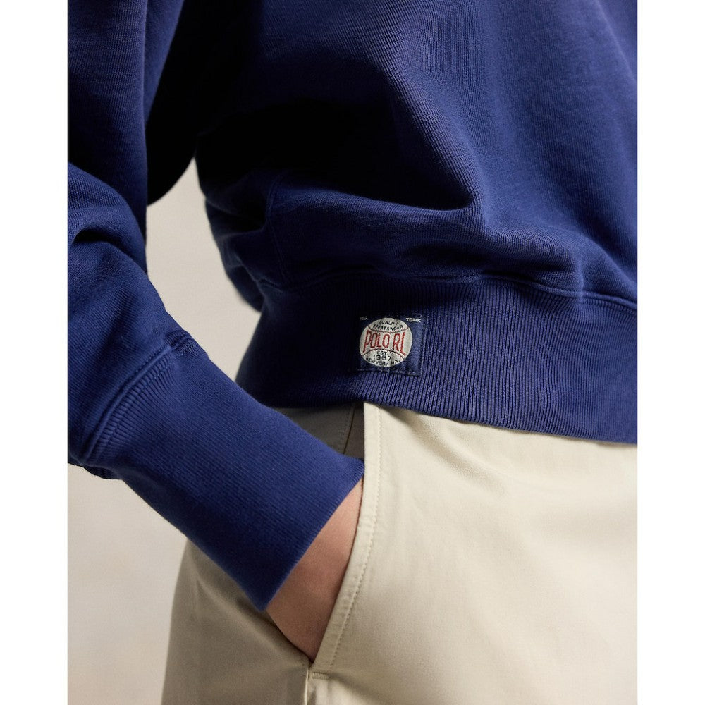 Yankees Polo Ralph Lauren Women's Vintage Knit Sweatshirt Outlet