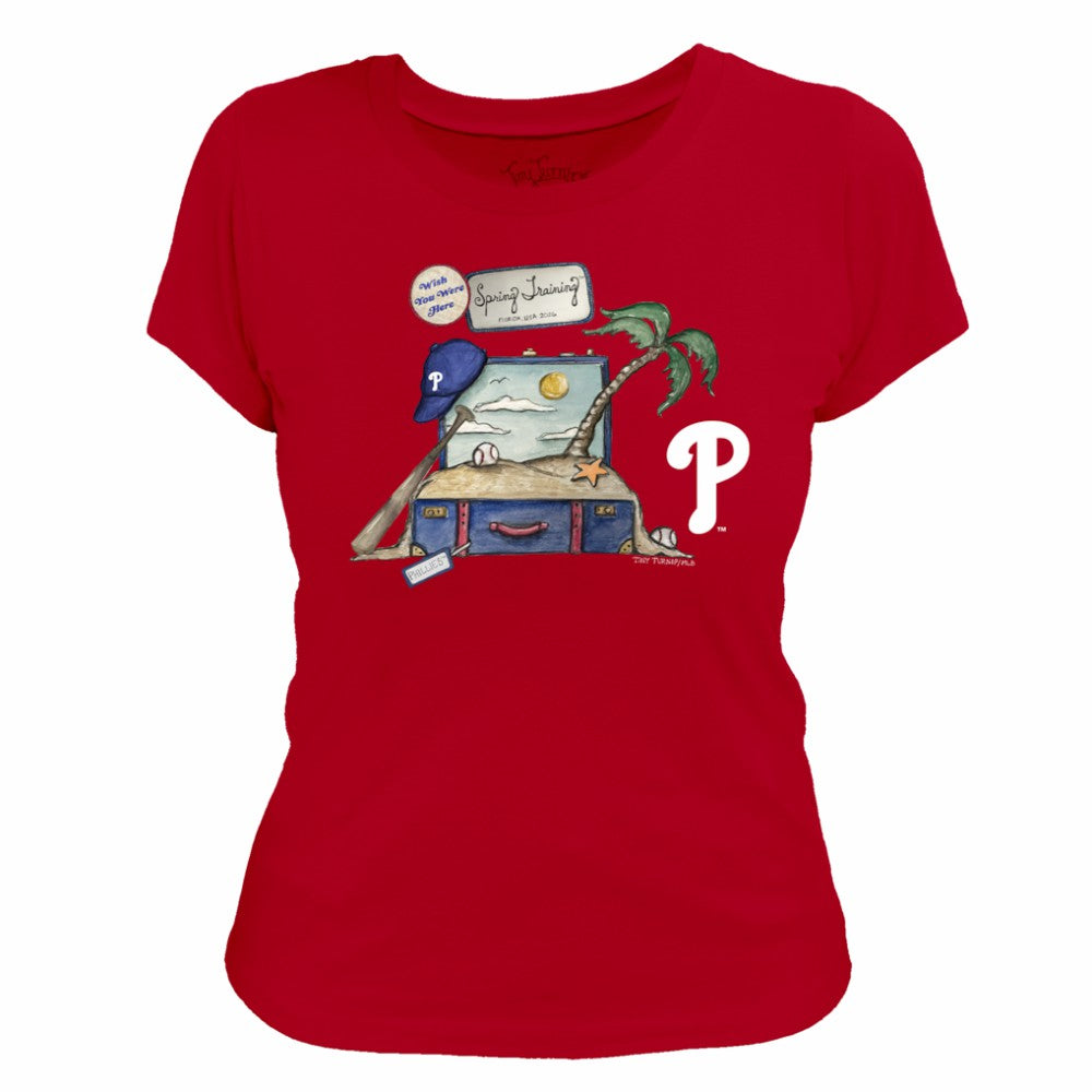 Philadelphia Phillies Tiny Turnip Women's 2026 Spring Training T-Shirt Sale