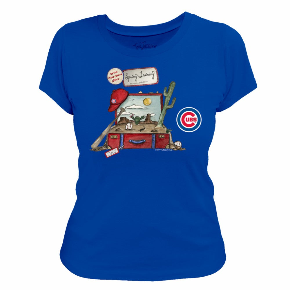 Chicago Cubs Tiny Turnip Women's 2026 Spring Training T-Shirt Outlet