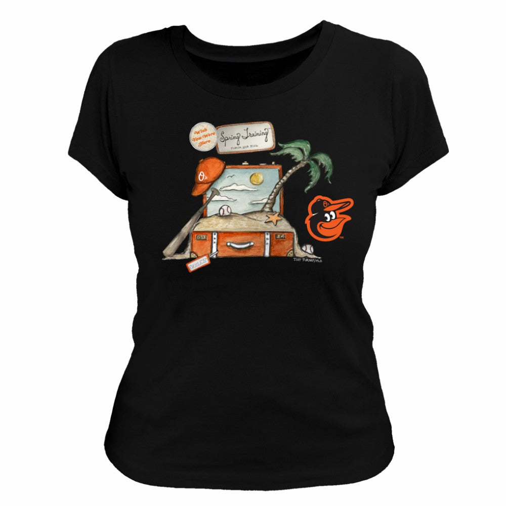 Baltimore Orioles Tiny Turnip Women's 2026 Spring Training T-Shirt Discount