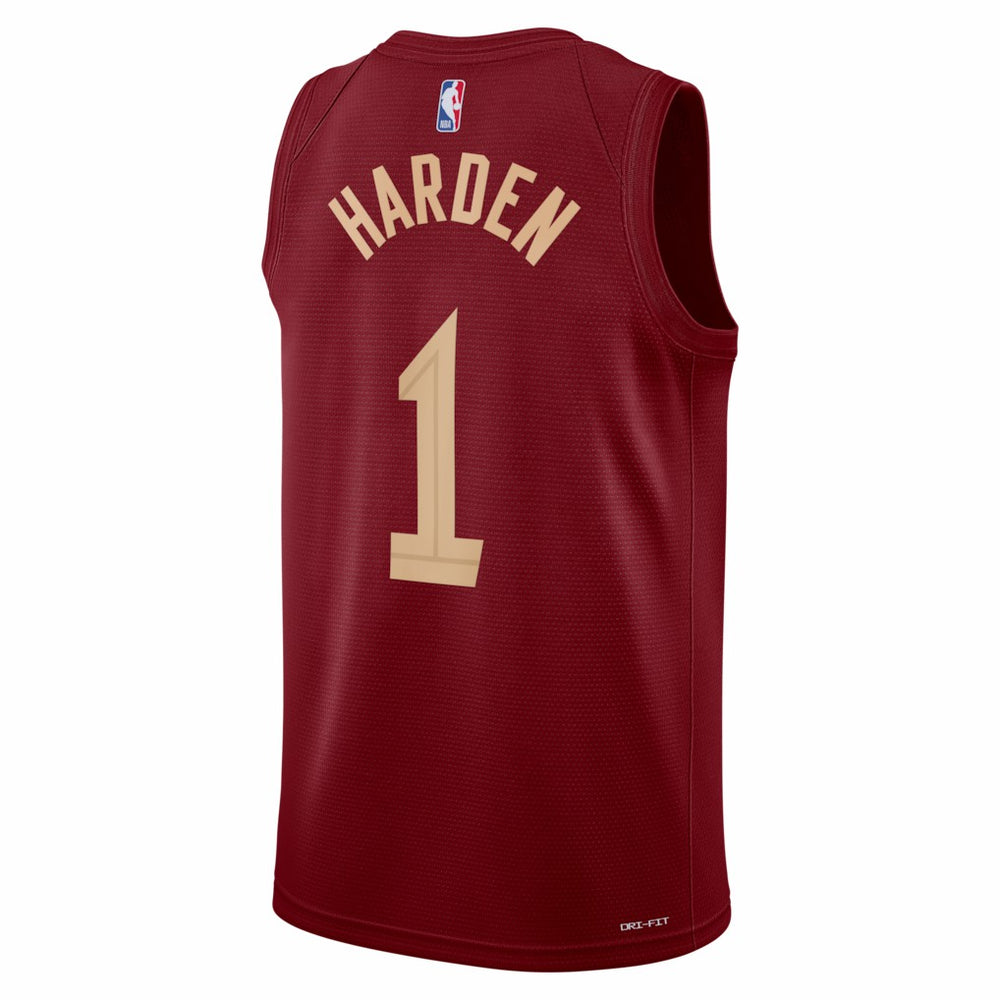 Nike James Harden Cleveland Cavaliers Unisex Swingman Jersey Icon Edition Wine