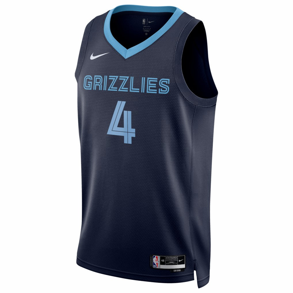 Nike Walter Clayton Jr. Memphis Grizzlies Unisex Swingman Jersey Icon Edition Navy