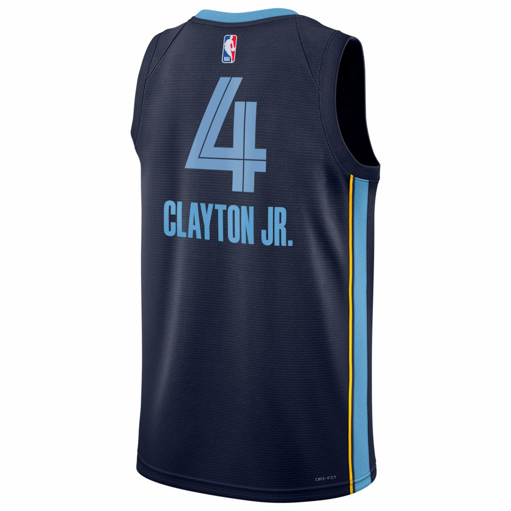 Nike Walter Clayton Jr. Memphis Grizzlies Unisex Swingman Jersey Icon Edition Navy