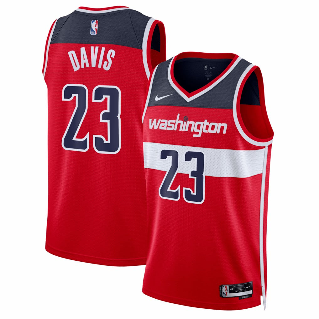 Nike Anthony Davis Washington Wizards Unisex Swingman Jersey Icon Edition Red