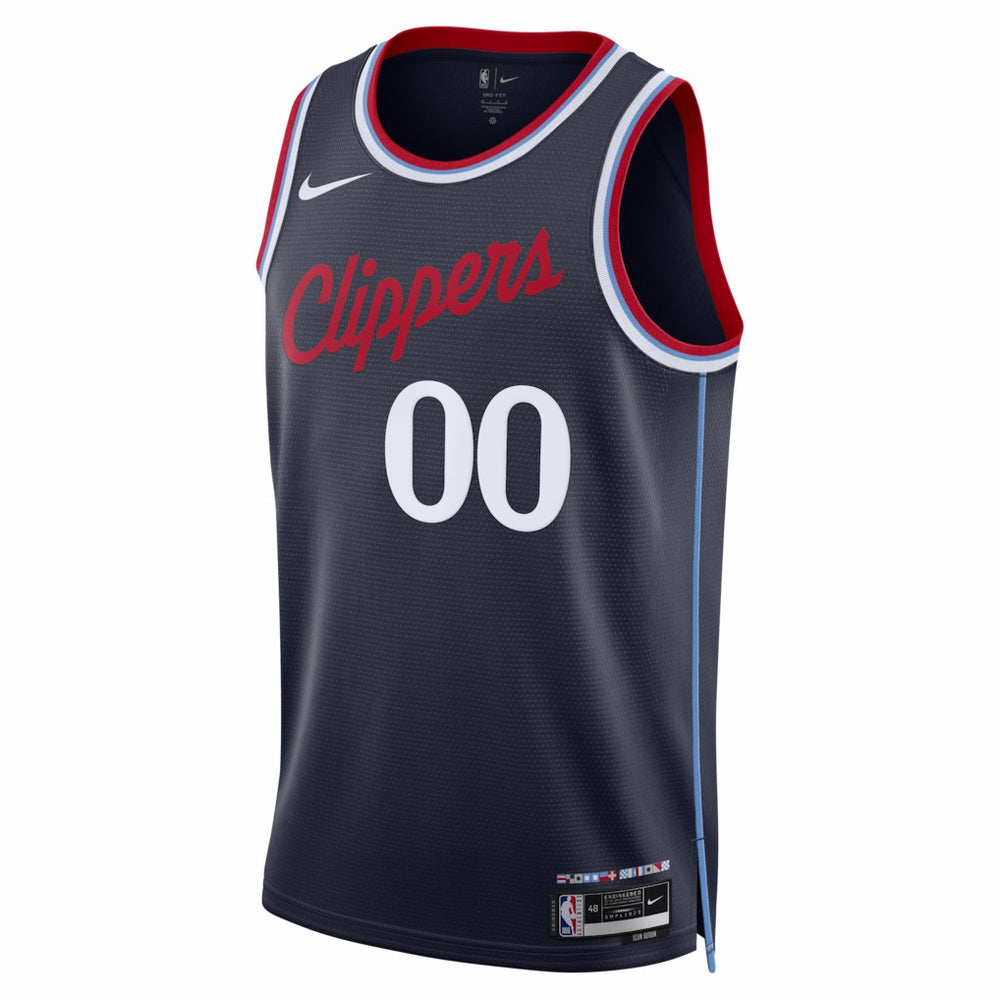 Nike LA Clippers Unisex Swingman Custom Jersey Icon Edition Navy