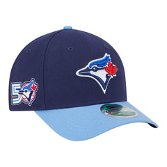 Toronto Blue Jays New Era 50th Season Player Replica Side Patch 9FORTY Adjustable Hat Online