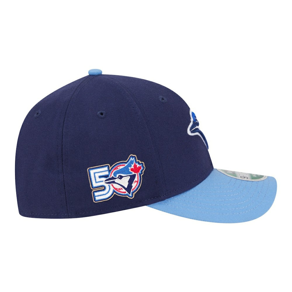 Toronto Blue Jays New Era 50th Season Player Replica Side Patch 9FORTY Adjustable Hat Online
