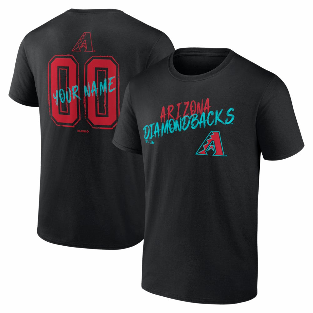 Arizona Diamondbacks  Hustle Personalized Name & Number T-Shirt Online