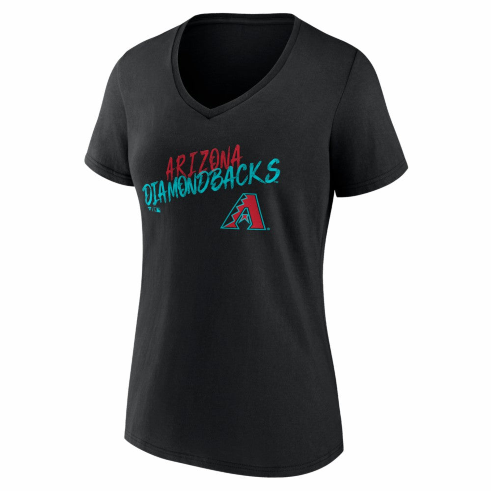 Arizona Diamondbacks Women's Hustle Personalized Name & Number V-Neck T-Shirt Outlet