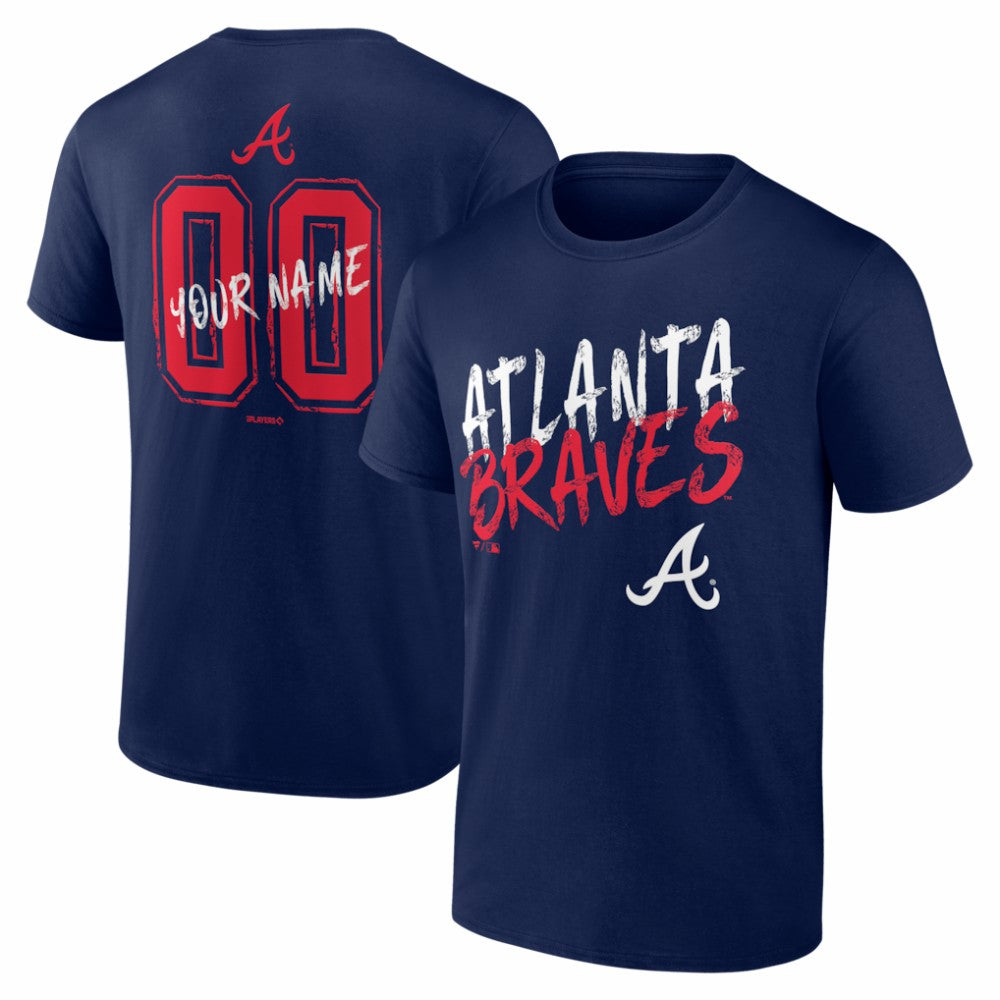 Atlanta Braves  Hustle Personalized Name & Number T-Shirt Discount