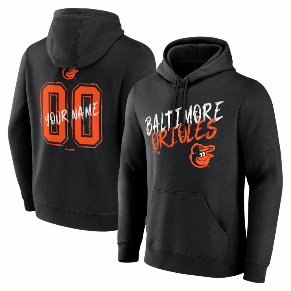 Baltimore Orioles  Hustle Personalized Name & Number Hoodie Online