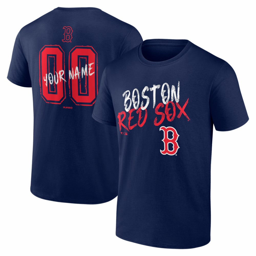 Boston Red Sox  Hustle Personalized Name & Number T-Shirt Discount