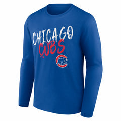 Chicago Cubs  Hustle Personalized Name & Number Long Sleeve T-Shirt Near Me
