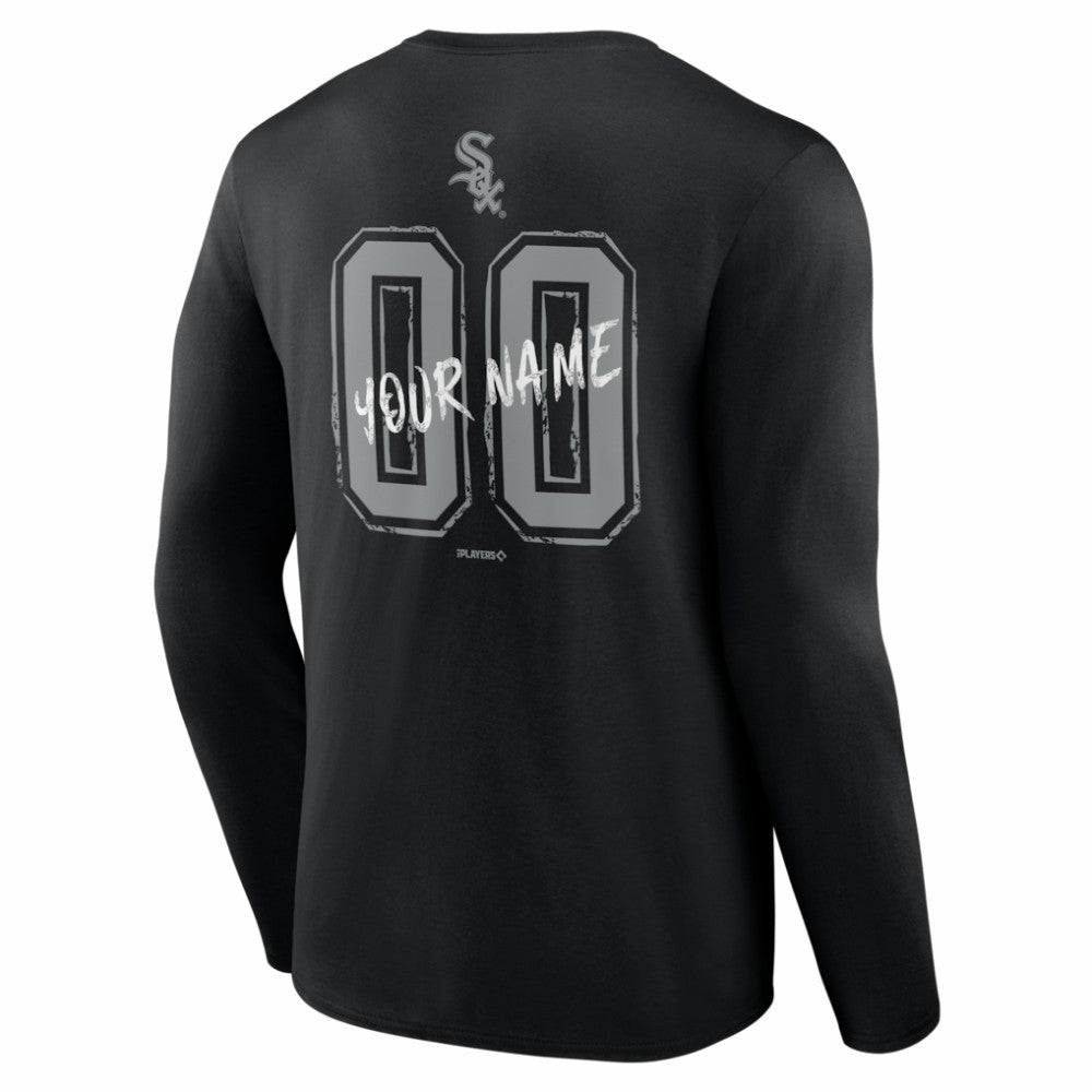 Chicago White Sox  Hustle Personalized Name & Number Long Sleeve T-Shirt Discount