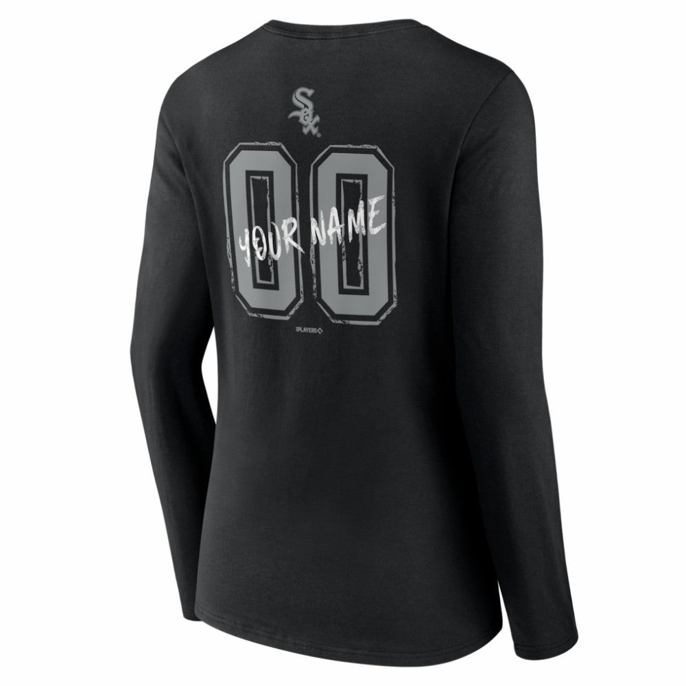 Chicago White Sox Women's Hustle Personalized Name & Number Long Sleeve V-Neck T-Shirt Near Me