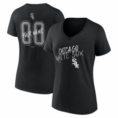 Chicago White Sox Women's Hustle Personalized Name & Number V-Neck T-Shirt Outlet
