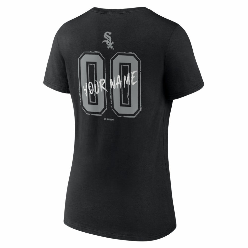 Chicago White Sox Women's Hustle Personalized Name & Number V-Neck T-Shirt Outlet
