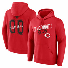 Cincinnati Reds  Hustle Personalized Name & Number Hoodie Discount