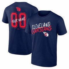 Cleveland Guardians  Hustle Personalized Name & Number T-Shirt Sale