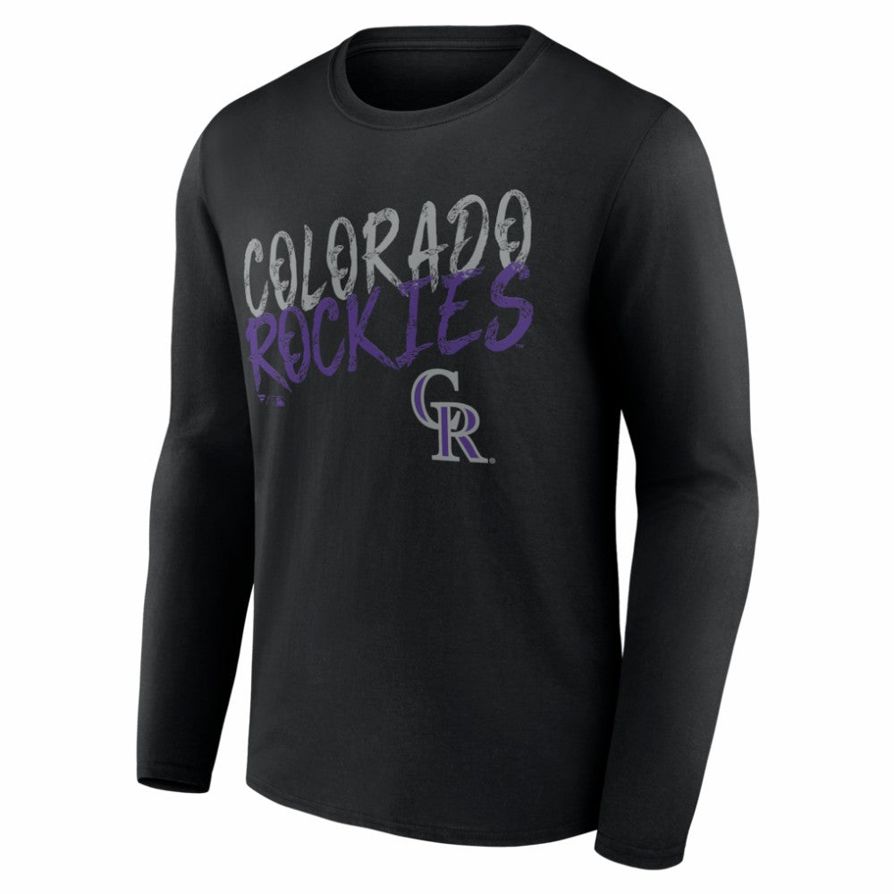 Colorado Rockies  Hustle Personalized Name & Number Long Sleeve T-Shirt Sale