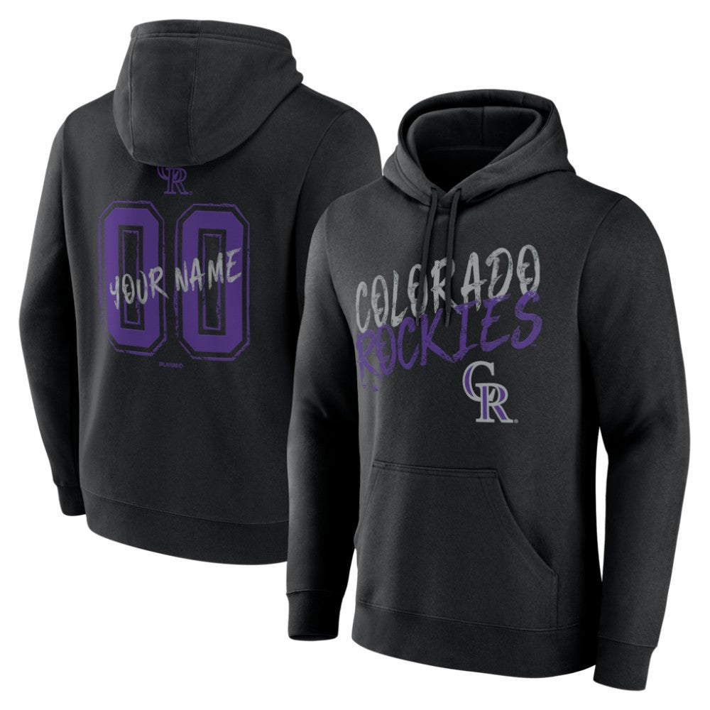 Colorado Rockies  Hustle Personalized Name & Number Hoodie for sale