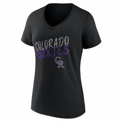 Colorado Rockies Women's Hustle Personalized Name & Number V-Neck T-Shirt Online