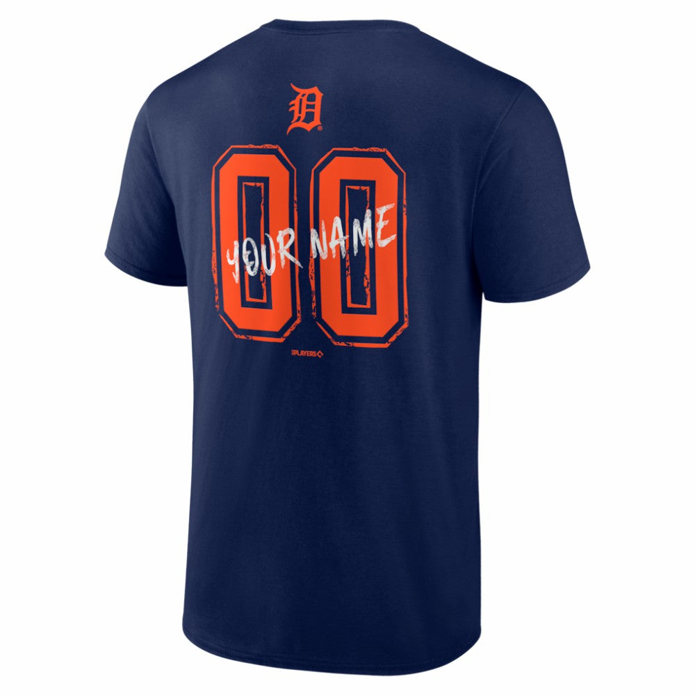 Detroit Tigers  Hustle Personalized Name & Number T-Shirt Outlet