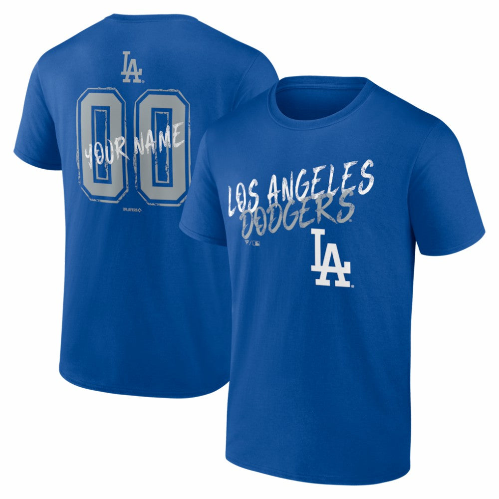 Los Angeles Dodgers  Hustle Personalized Name & Number T-Shirt Near Me