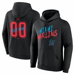 Miami Marlins  Hustle Personalized Name & Number Hoodie Online