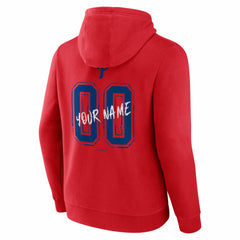 Philadelphia Phillies  Hustle Personalized Name & Number Hoodie Outlet