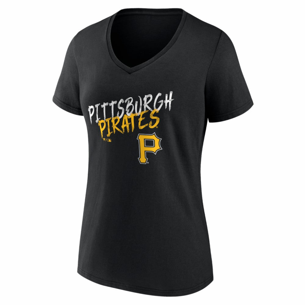 Pittsburgh Pirates Women's Hustle Personalized Name & Number V-Neck T-Shirt Near Me