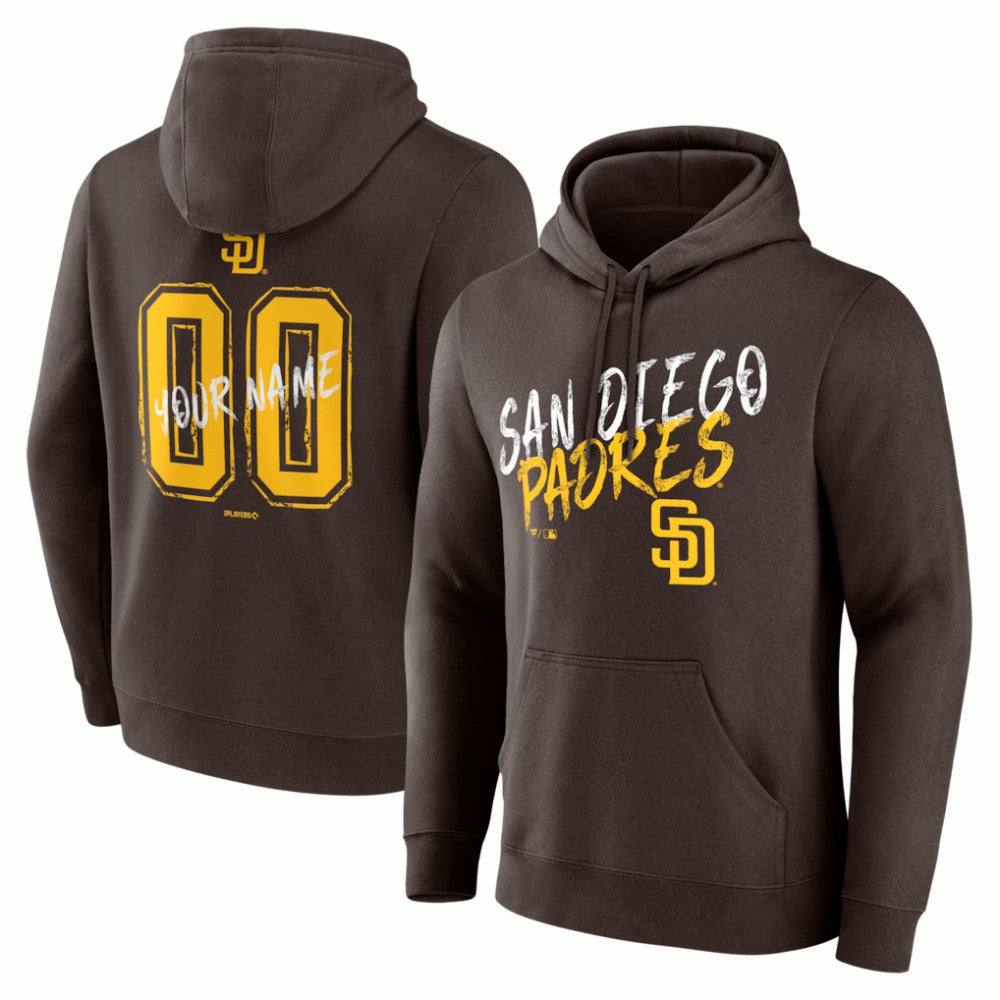 San Diego Padres  Hustle Personalized Name & Number Hoodie Sale