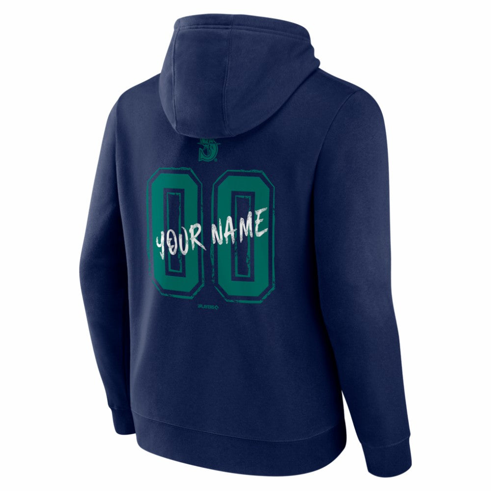 Seattle Mariners  Hustle Personalized Name & Number Hoodie Online