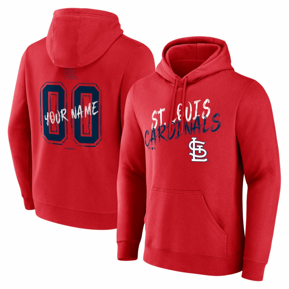 St. Louis Cardinals  Hustle Personalized Name & Number Hoodie for sale