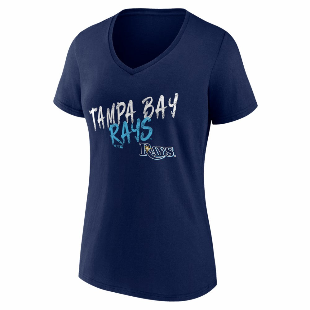 Tampa Bay Rays Women's Hustle Personalized Name & Number V-Neck T-Shirt Online