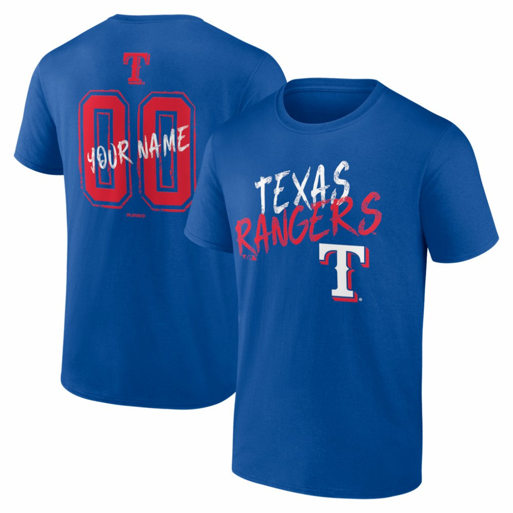 Texas Rangers  Hustle Personalized Name & Number T-Shirt Near Me