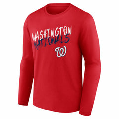 Washington Nationals  Hustle Personalized Name & Number Long Sleeve T-Shirt Online