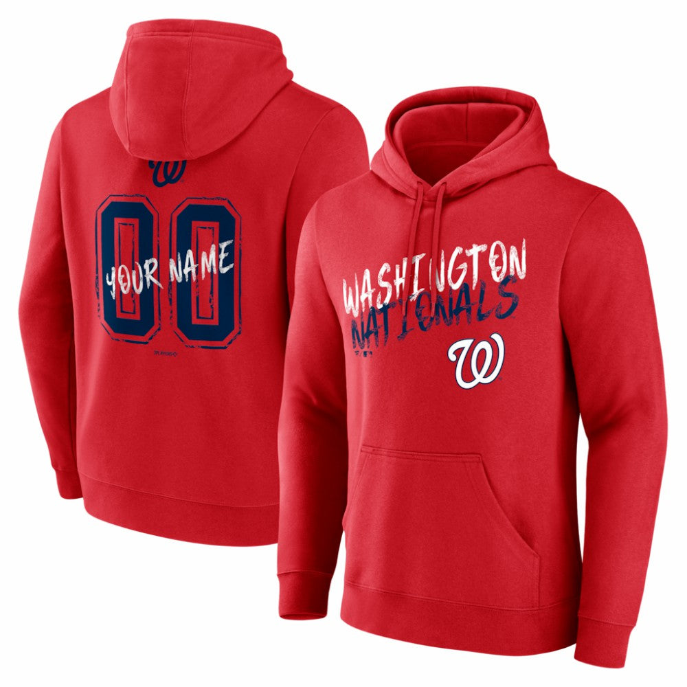 Washington Nationals  Hustle Personalized Name & Number Hoodie Sale