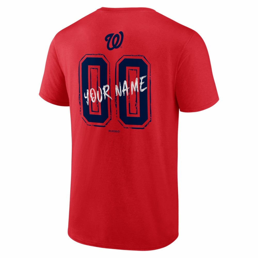 Washington Nationals  Hustle Personalized Name & Number T-Shirt Sale