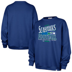 Seattle Seahawks '47 Women's Regional Oversized Sweatshirt - College Navy - 47 brand